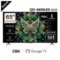 Televisor TCL Mini LED 65 QD UHD 4K Smart Google TV 65C6KS  - Nuevo 2025