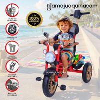 Triciclo Giratorio con reflector CHOPPER LT Red