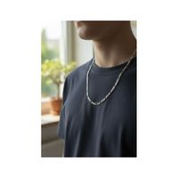 Cadena plata 925 Fidel 3x1 calibre Grueso - Regalo Hombre