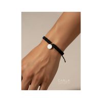 Pulsera Urbana All Black con accesorios en plata Regalo Hombre