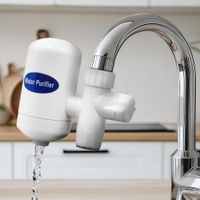 PURIFICADOR DE AGUA PARA GRIFO COCINA FACIL INSTALACION COLOR BLANCO.