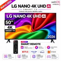Televisor LG Smart TV NANO 50 4K UHD 50NU800BPSC 2026