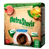 Endulzante Natural NUTRA STEVIA en Polvo Caja 120un