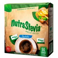 Endulzante Natural NUTRA STEVIA en Polvo Caja 50 Sobres