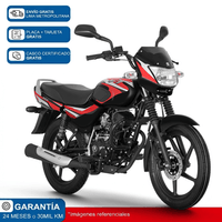 Moto Bajaj CT 125 Negro Rojo