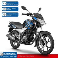 Moto Bajaj Discover 125 ST Negro Azul