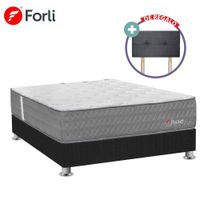 Cama Box Tarima FORLI Pocket 1.5 Plazas + Cabecera Alicia