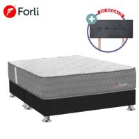 Cama Box Tarima FORLI Pocket Queen + Cabecera Alicia