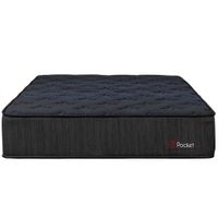Colchón FORLI Pocket Negro 1.5 Plazas + Protector + Almohada