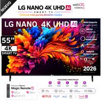 Televisor LG 55 NANO UHD 4K AI Smart TV  55NU800BPSBQ - 2026