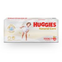 Pañales para Bebé HUGGIES Natural Care Etapa 7/XXXXG Paquete 80un