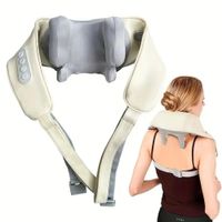 Masajeador Recargable de Espalda con Correas Ajustables.