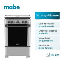 Cocina a Gas Mabe CMP6010FG1 4 Hornillas