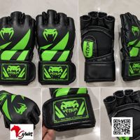 GUANTES VENUM MMA VERDE CLARO TALLA M
