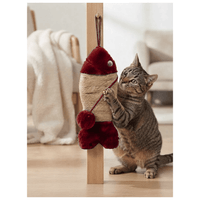 Rascador Para Colgar Con Juguete Interactivo Para Gatos - Guinda