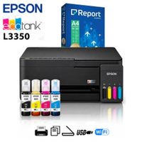 IMPRESORA MULTIFUNCIONAL EPSON ECOTANK L3350 A COLOR USB WIFI + PAPEL A4