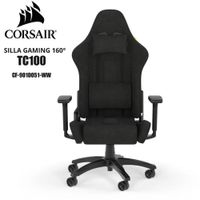 SILLA GAMING CORSAIR TC100 RELAXED TELA NEGRO CF-9010051-WW