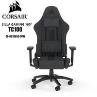 SILLA GAMING CORSAIR TC100 RELAXED TELA GRIS NEGRO CF-9010052-WW