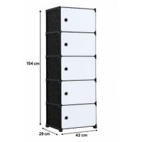 Organizador Estante 4 Niveles Ropero Para Dormitorio Hogar Multifuncional  A2691-5