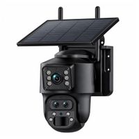 Camara Ip Solar Chip 4G Doble Lente Zoom Optico 15X Alarma Vision Nocturna T6