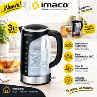 Hervidor Eléctrico Imaco de 3 Lt de 2200W - KE3000