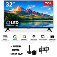 Televisor Smart TV 32'' TCL QLED FHD GoogleTV 32V51C 2025 - Ant - Rack Fijo