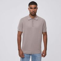 Polo Manga Corta Hombre Placket Rayas Malabar