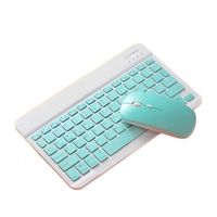 Teclado Mouse Super Delgado Inalámbrico Verde
