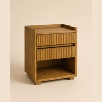 Mesa de Noche de Madera Miranda Ventitas Home