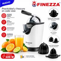 Exprimidor de cítricos Finezza FZ- NA6070E con Palanca 100 watts Acero