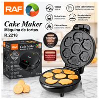 Máquina para Hot Cakes y Waffles RAF R.2218 Antiadherente - 1000W