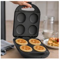 Máquina para Arepas y Pancakes RAF R.510 - 4 Cavidades y Placas Antiadherentes - 1600W