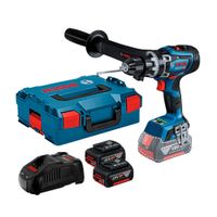 Taladro Percutor GSB 18V-150 C Biturbo Bosch + 2 Baterías + Cargador + Maletín