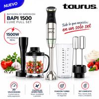 Batidora de Inmersion Taurus Bapi 1500 Luxe Full Set