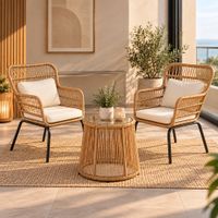Juego de Terraza 3 Piezas Aruba Ventitas Home
