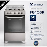 Cocina Electrolux 4 quemadores 60cm  FE4OSR