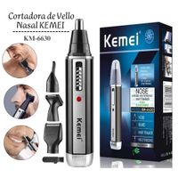 Cortadora de Vello Nasal Kemei 4 en 1 - KM6630.