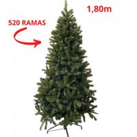 Árbol de Navidad Verde de 1.80m y 520 ramos AP180