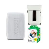 Impresora Fujifilm Instax Mini Link 3 Clay White Estuche Peliculax20