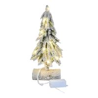 Árbol Tipo Pino Nevado De 35Cmcon Luces Led FLC35LD Floripa