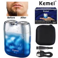 KEMEI Trimmer Cortadora de Cabello Recargable CortaPelo KM-C30