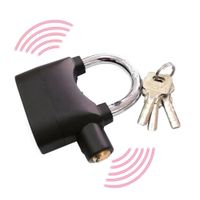 Candado con Alarma Dark 110decibeles 110db Antirrobo Cerradura