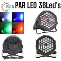Par LED de 3Watt de 36Leds RGB AutoSound DMX520 Reflector Luces Color