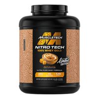 NITRO TECH 100 WHEY GOLD 5.14LBS  MuscleTech DULCE DE LECHE