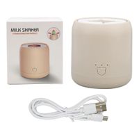 Mezcladora de Biberón Eléctrica Milk Shaker Inalámbrica Crema