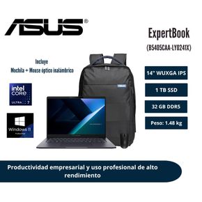 Asus ExpertBook B5 Core Ultra 7 355 32GB RAM 1TB