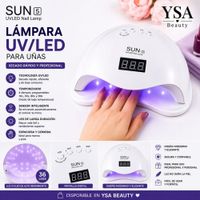 Lampara de Uñas UV Led Secadora 48W Blanco