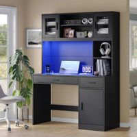 Escritorio Moderno Howard Negro R&R Muebles