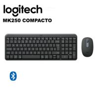 KIT TECLADO LOGITECH Y MOUSE MK250 BLUETOOTH NEGRO