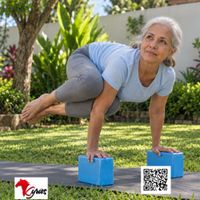 LADRILLO DE YOGA CELESTE